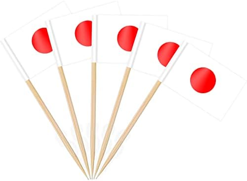 AhfuLife 100/200 st Israels tandpetarflaggor tårtdekorationer, Israels cocktailpinne flagga för smörgås mat cupcake toppers servis, världscupa, festtillbehör, pub, kungligt evenemang dekor (100 st)