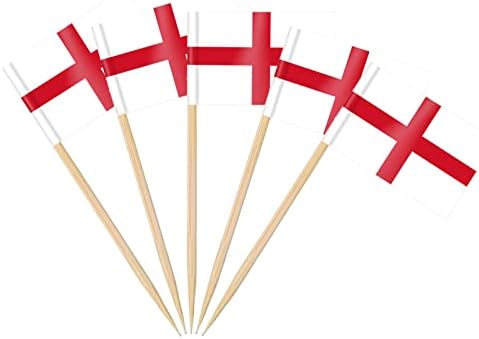 AhfuLife 100/200 st Israels tandpetarflaggor tårtdekorationer, Israels cocktailpinne flagga för smörgås mat cupcake toppers servis, världscupa, festtillbehör, pub, kungligt evenemang dekor (100 st)