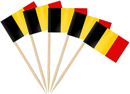 AhfuLife 100/200 st Israels tandpetarflaggor tårtdekorationer, Israels cocktailpinne flagga för smörgås mat cupcake toppers servis, världscupa, festtillbehör, pub, kungligt evenemang dekor (100 st)