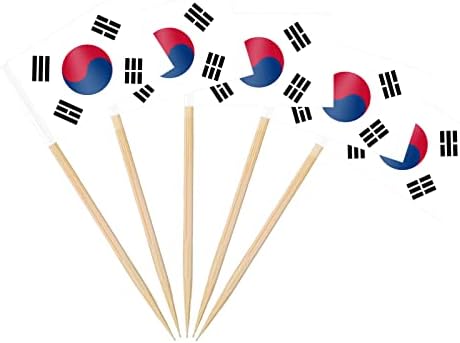 AhfuLife 100/200 st Israels tandpetarflaggor tårtdekorationer, Israels cocktailpinne flagga för smörgås mat cupcake toppers servis, världscupa, festtillbehör, pub, kungligt evenemang dekor (100 st)