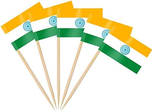 AhfuLife 100/200 st Israels tandpetarflaggor tårtdekorationer, Israels cocktailpinne flagga för smörgås mat cupcake toppers servis, världscupa, festtillbehör, pub, kungligt evenemang dekor (100 st)