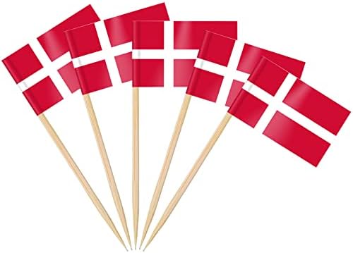 AhfuLife 100/200 st Israels tandpetarflaggor tårtdekorationer, Israels cocktailpinne flagga för smörgås mat cupcake toppers servis, världscupa, festtillbehör, pub, kungligt evenemang dekor (100 st)