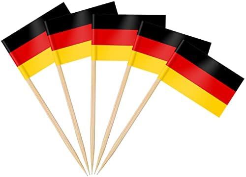 AhfuLife 100/200 st Israels tandpetarflaggor tårtdekorationer, Israels cocktailpinne flagga för smörgås mat cupcake toppers servis, världscupa, festtillbehör, pub, kungligt evenemang dekor (100 st)