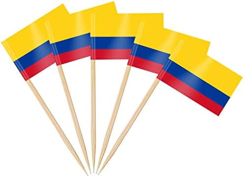 AhfuLife 100/200 st Israels tandpetarflaggor tårtdekorationer, Israels cocktailpinne flagga för smörgås mat cupcake toppers servis, världscupa, festtillbehör, pub, kungligt evenemang dekor (100 st)
