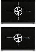 2 stycken israeliska bruna, blå flagglappar, taktisk militär israel lapp, patch med airsoft patch för ryggsäckar, taktiska kläder, väskor, märken, jacka
