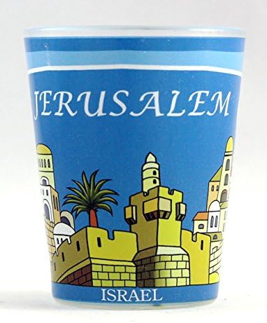 Jerusalem Israel Gammal stad Shotglas