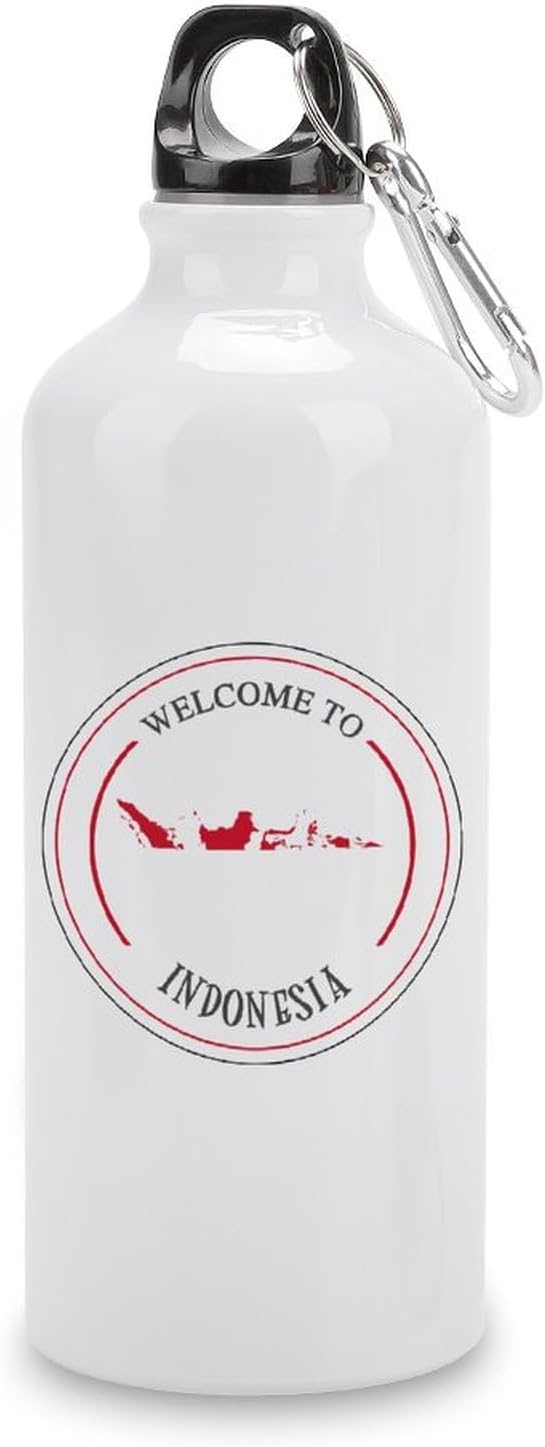 Welocme to Israel 20 oz vakuumisolerad sport vattenflaska Israels nationella flagga vattenflaska för ridning camping sport träning och utomhussport flaska