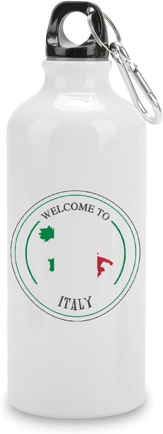 Welocme to Israel 20 oz vakuumisolerad sport vattenflaska Israels nationella flagga vattenflaska för ridning camping sport träning och utomhussport flaska