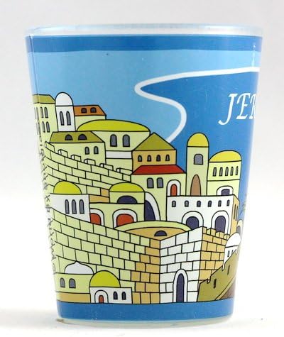 Jerusalem Israel Gammal stad Shotglas