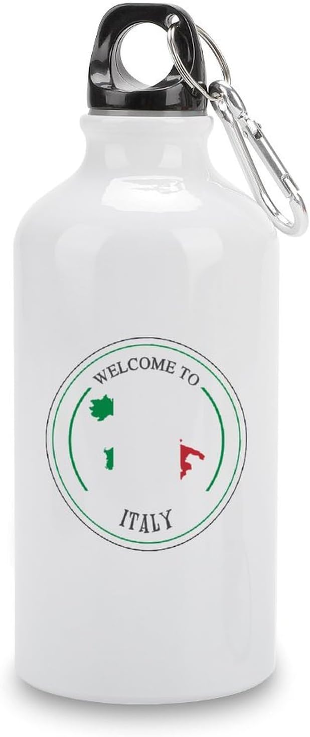 Welocme to Israel 20 oz vakuumisolerad sport vattenflaska Israels nationella flagga vattenflaska för ridning camping sport träning och utomhussport flaska
