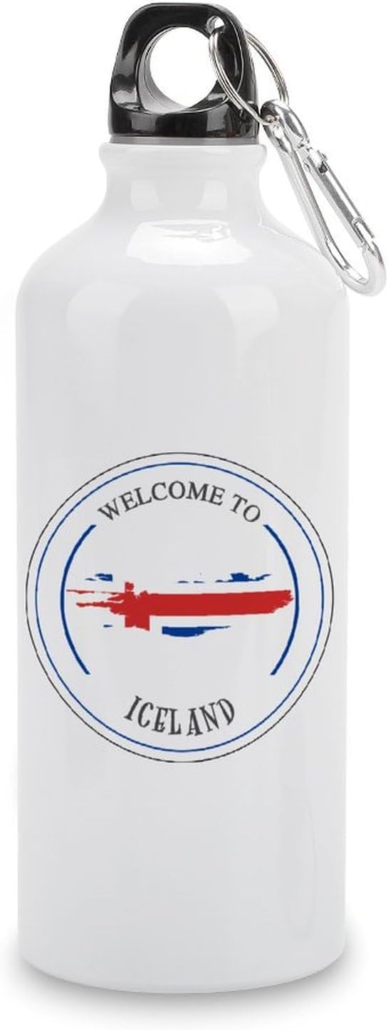 Welocme to Israel 20 oz vakuumisolerad sport vattenflaska Israels nationella flagga vattenflaska för ridning camping sport träning och utomhussport flaska