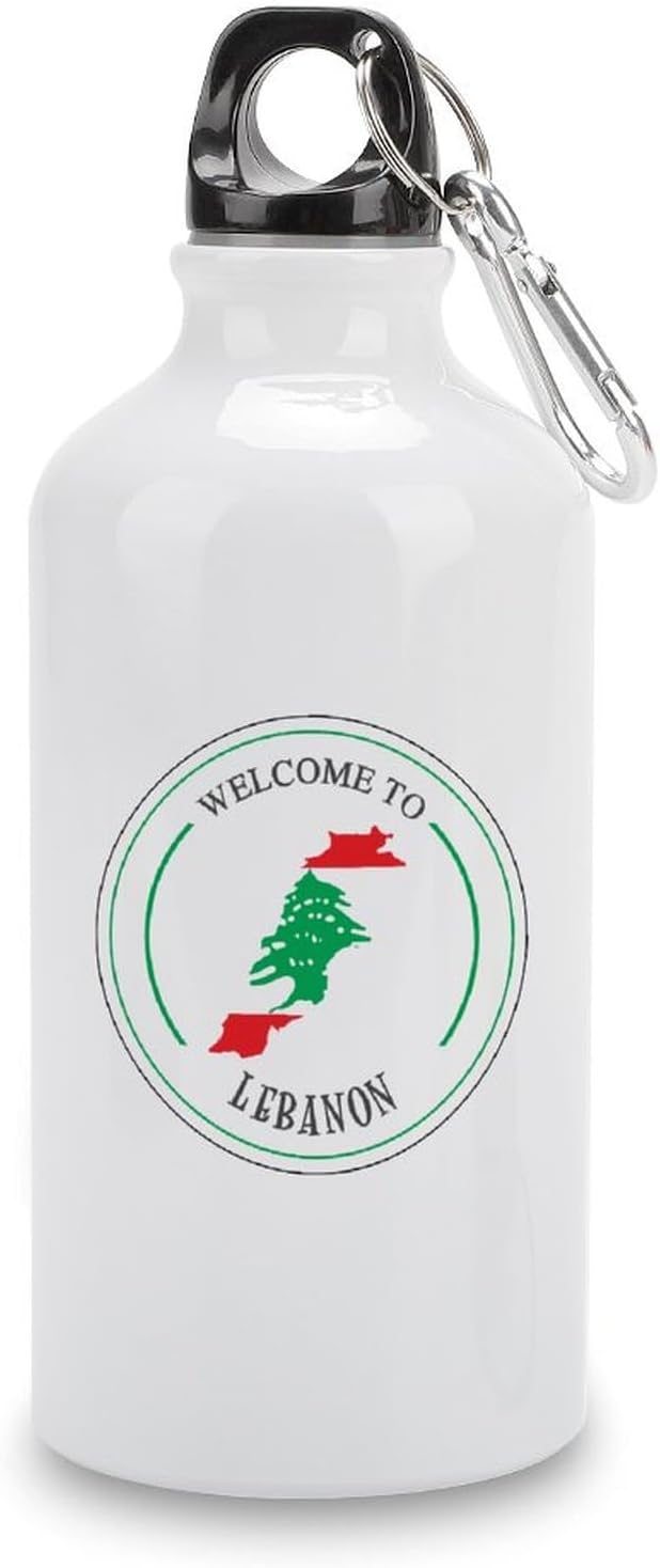 Welocme to Israel 20 oz vakuumisolerad sport vattenflaska Israels nationella flagga vattenflaska för ridning camping sport träning och utomhussport flaska