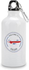 Welocme to Israel 20 oz vakuumisolerad sport vattenflaska Israels nationella flagga vattenflaska för ridning camping sport träning och utomhussport flaska