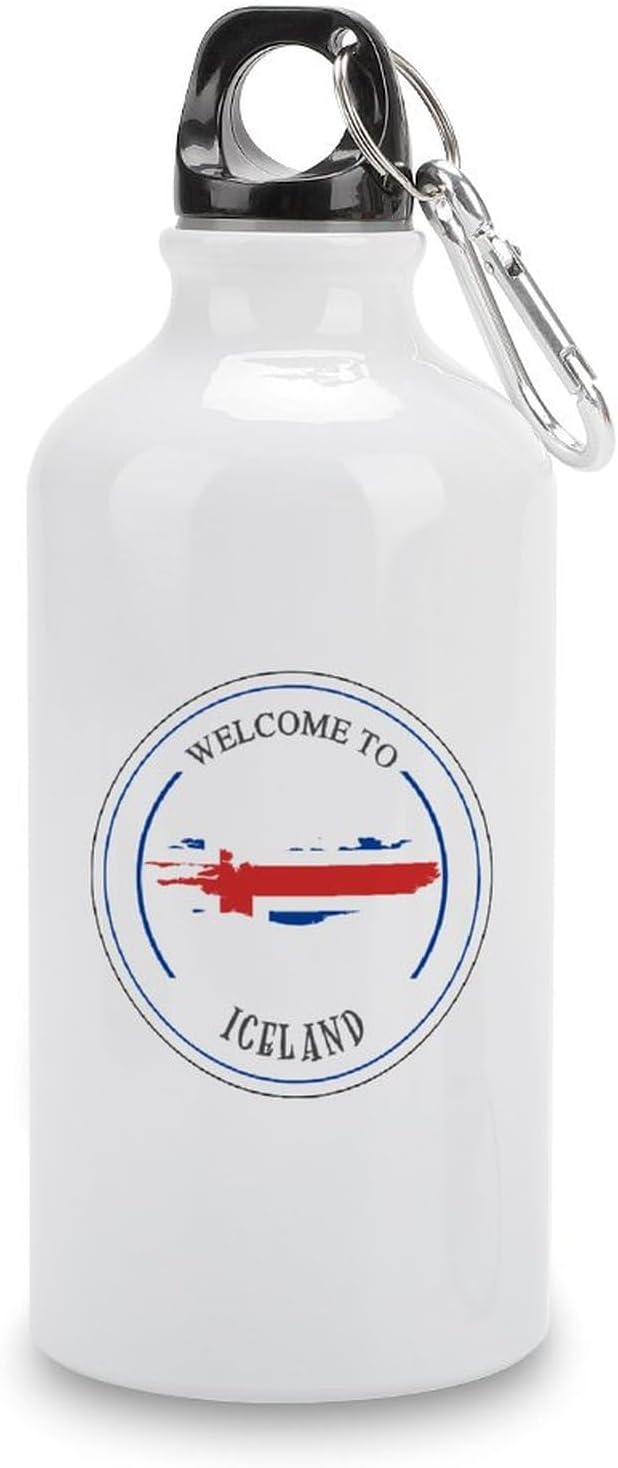 Welocme to Israel 20 oz vakuumisolerad sport vattenflaska Israels nationella flagga vattenflaska för ridning camping sport träning och utomhussport flaska