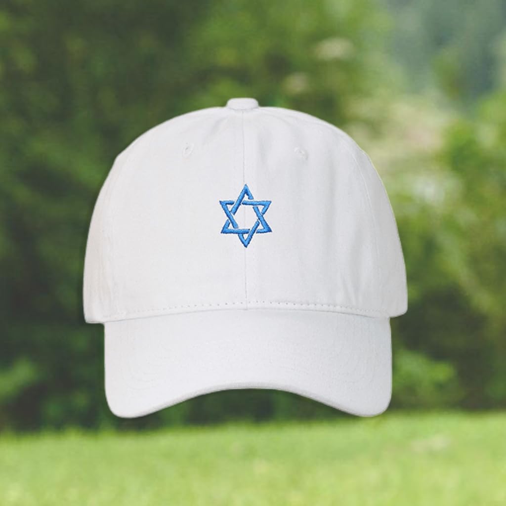 Justerbara basebollkepsar med broderade israel-flaggor andningsbar bomull solsäker hatt för daglig användning sportaktivitet