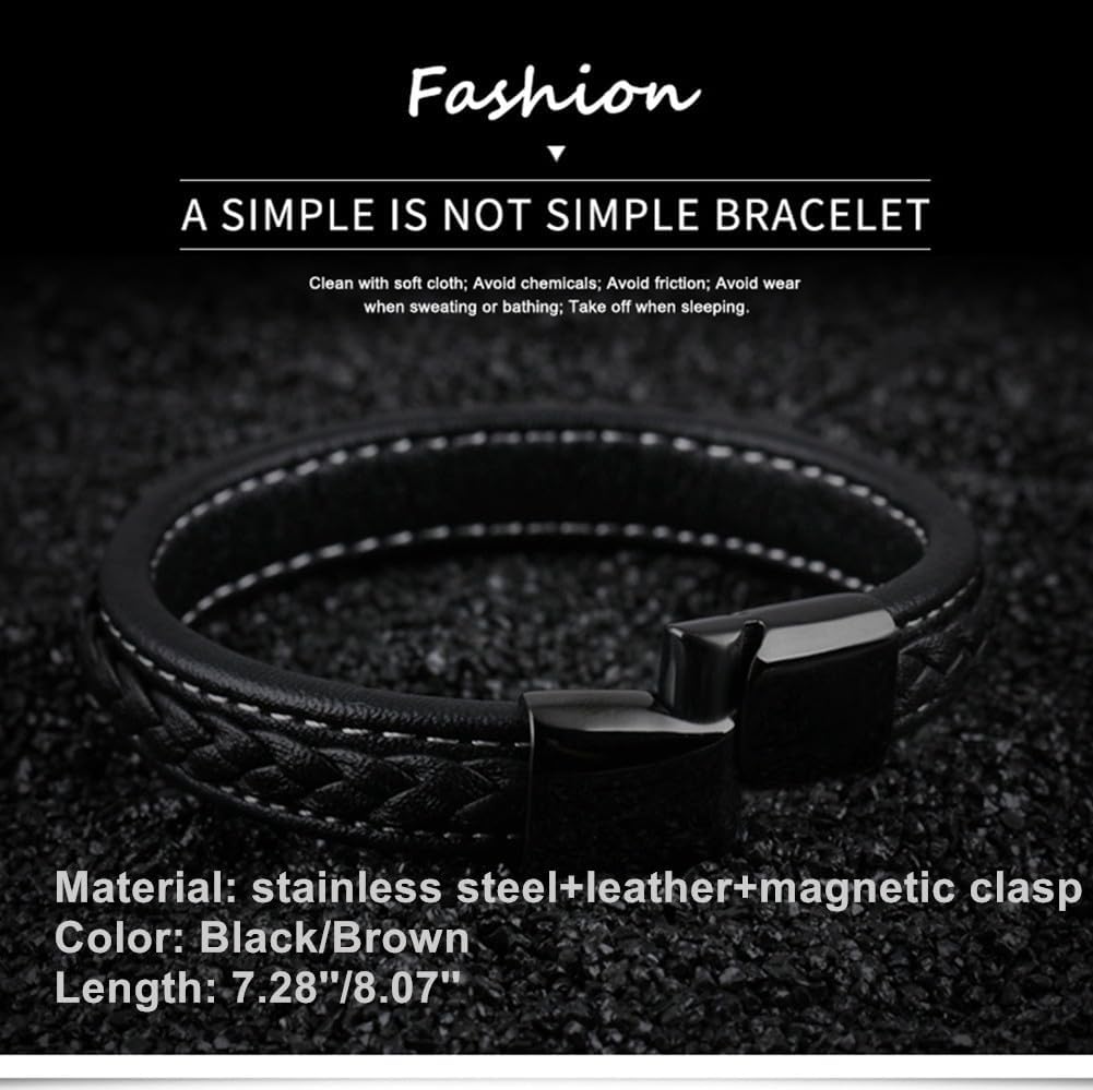 Judisk messiansk symbol läderarmband för kvinnor och män – kristendom kors davidamulett manschettarmband – judisk judendom tro armband Israel smycken för skydd