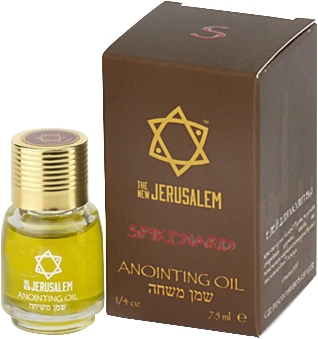 Salboljeboutique handgjord i det heliga landet Israel – 100 % naturliga ingredienser, ren jungfruolja, dofter av den heliga bibeln – andliga övningar, Spikenard – 30 ml