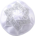 Davidstjärna kippa, lätt polyesterkippa, israel-mössa, judaica-skallemössa, traditionell judisk huvudbonad för böner