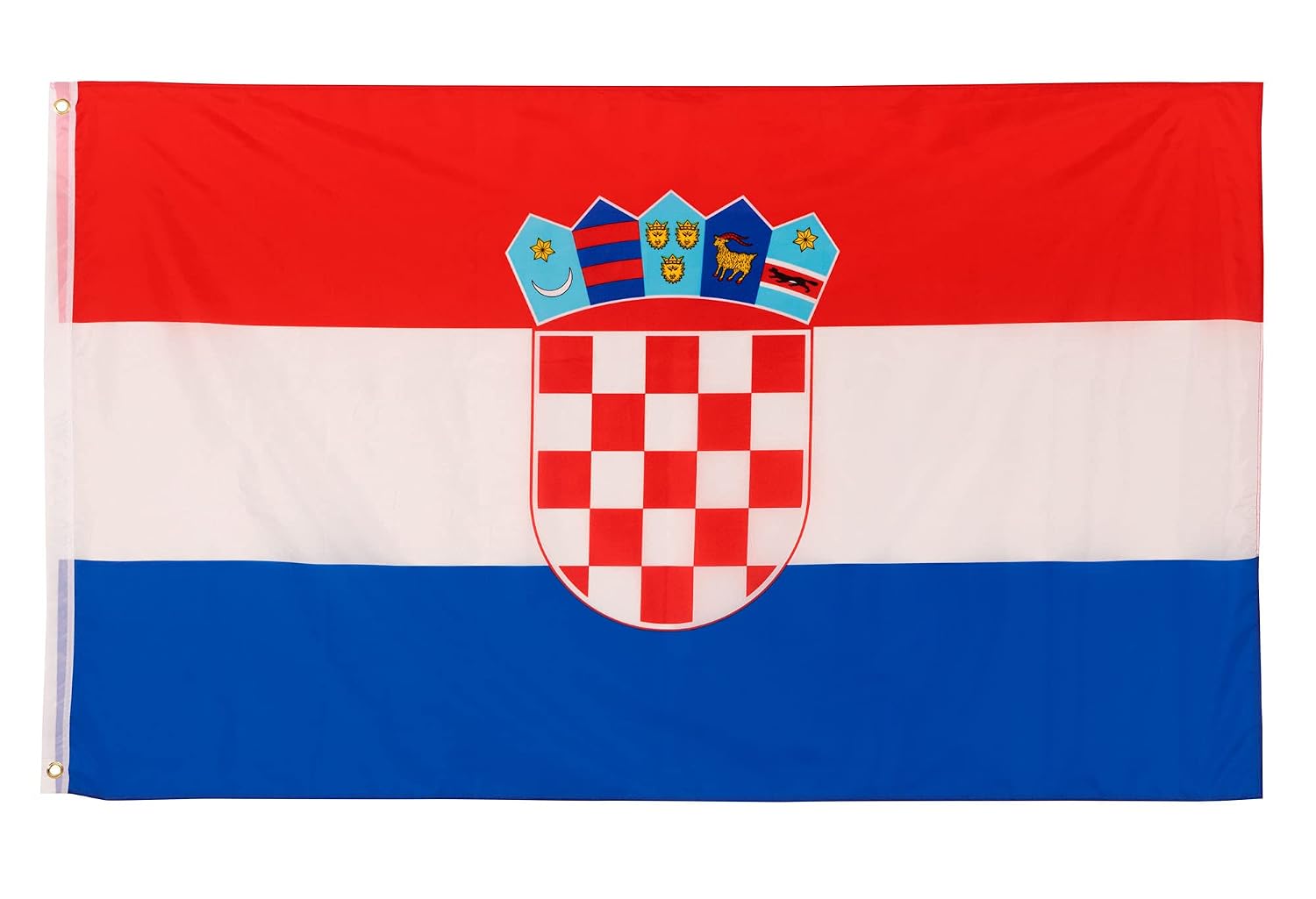 aricona flaggor - Israels flagga med 2 metallöglor, väderbeständiga - israelisk flagga 90 x 150 cm
