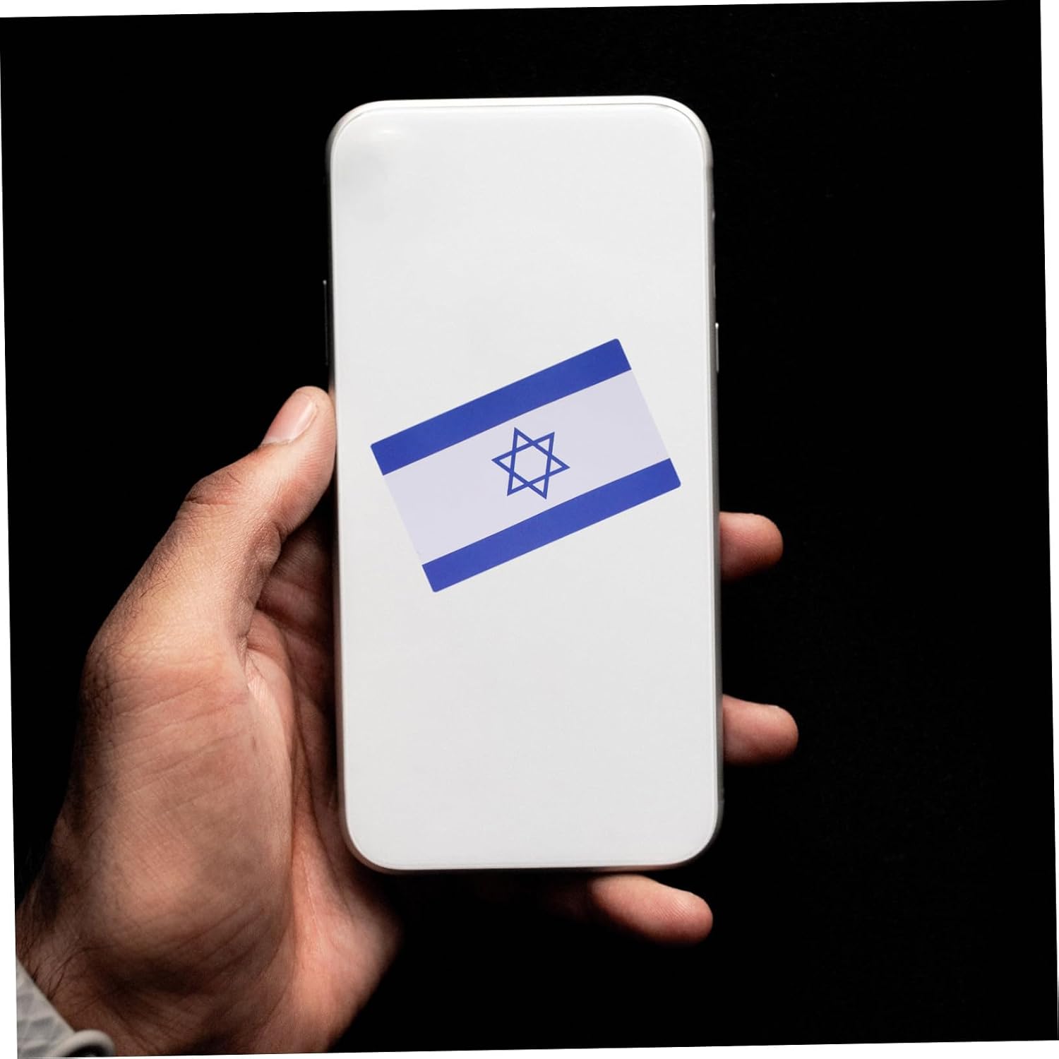 Israel Flag Klistermärken Rulle Aestetiska DIY Planner Dekaler för Bilar Ryggsäckar Laptop Vattenflaskor Patriotic Scrapbook Decals utan Rest