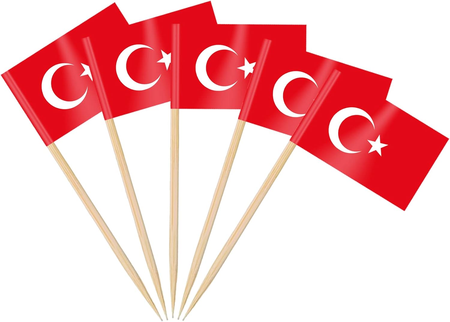 AhfuLife 100/200 st Israels tandpetarflaggor tårtdekorationer, Israels cocktailpinne flagga för smörgås mat cupcake toppers servis, världscupa, festtillbehör, pub, kungligt evenemang dekor (100 st)