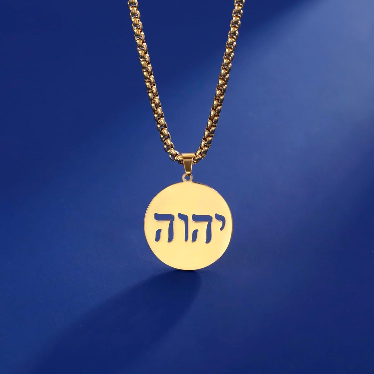 Hebreiska halsband judendom religion trohchai halsband Jehovah hängen hebreiska bibeln gud namn smycken Hanukkah Israel amuletter gåvor kristendom kvinnor män