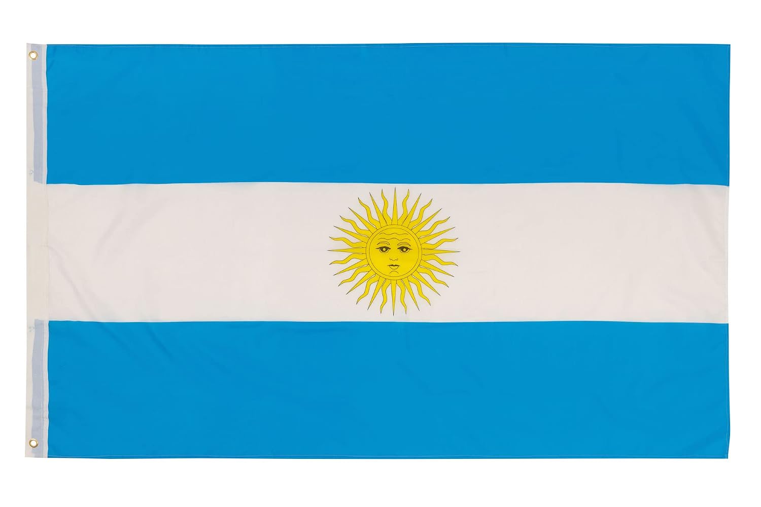 aricona flaggor - Israels flagga med 2 metallöglor, väderbeständiga - israelisk flagga 90 x 150 cm