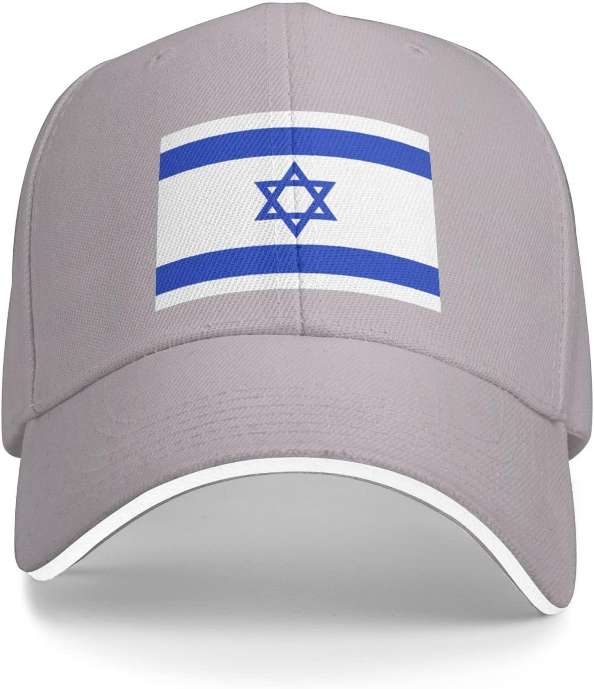 Israels flagga  hattar justerbar svart basebollkeps för män kvinnor utomhussport pappa hatt, Svart