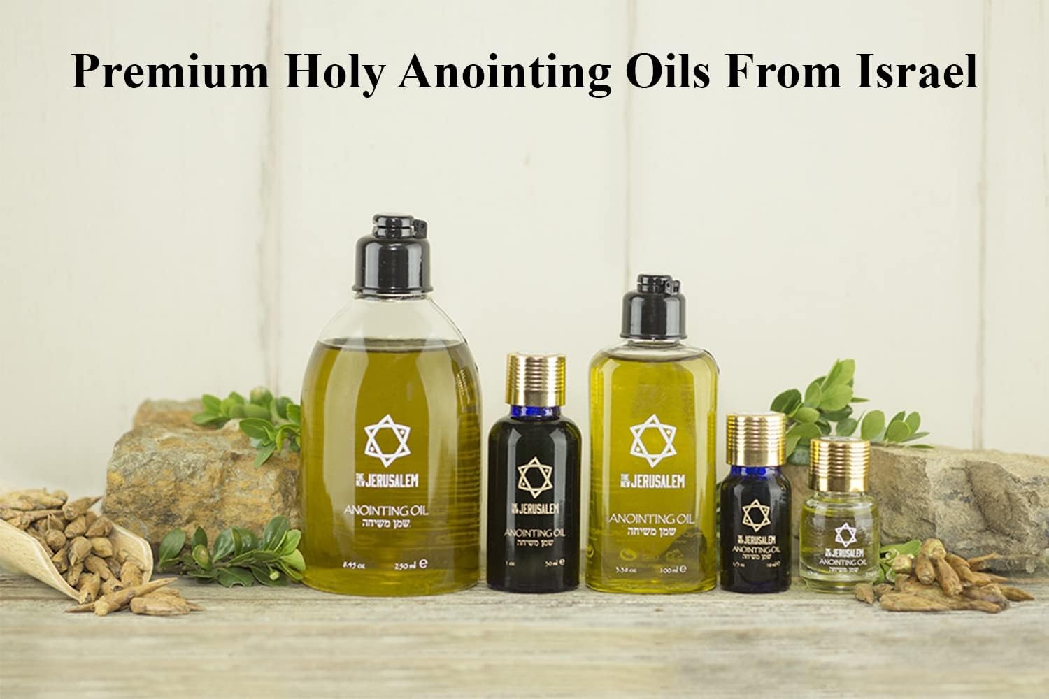 Salboljeboutique handgjord i det heliga landet Israel – 100 % naturliga ingredienser, ren jungfruolja, dofter av den heliga bibeln – andliga övningar, Spikenard – 30 ml