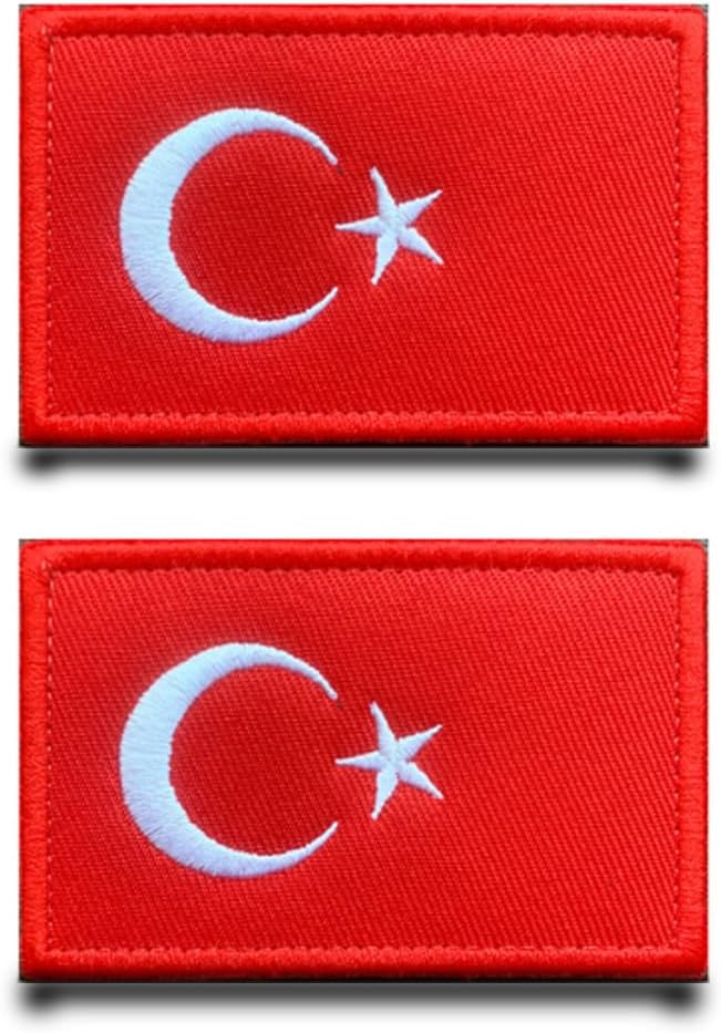 2 stycken israeliska bruna, blå flagglappar, taktisk militär israel lapp, patch med airsoft patch för ryggsäckar, taktiska kläder, väskor, märken, jacka