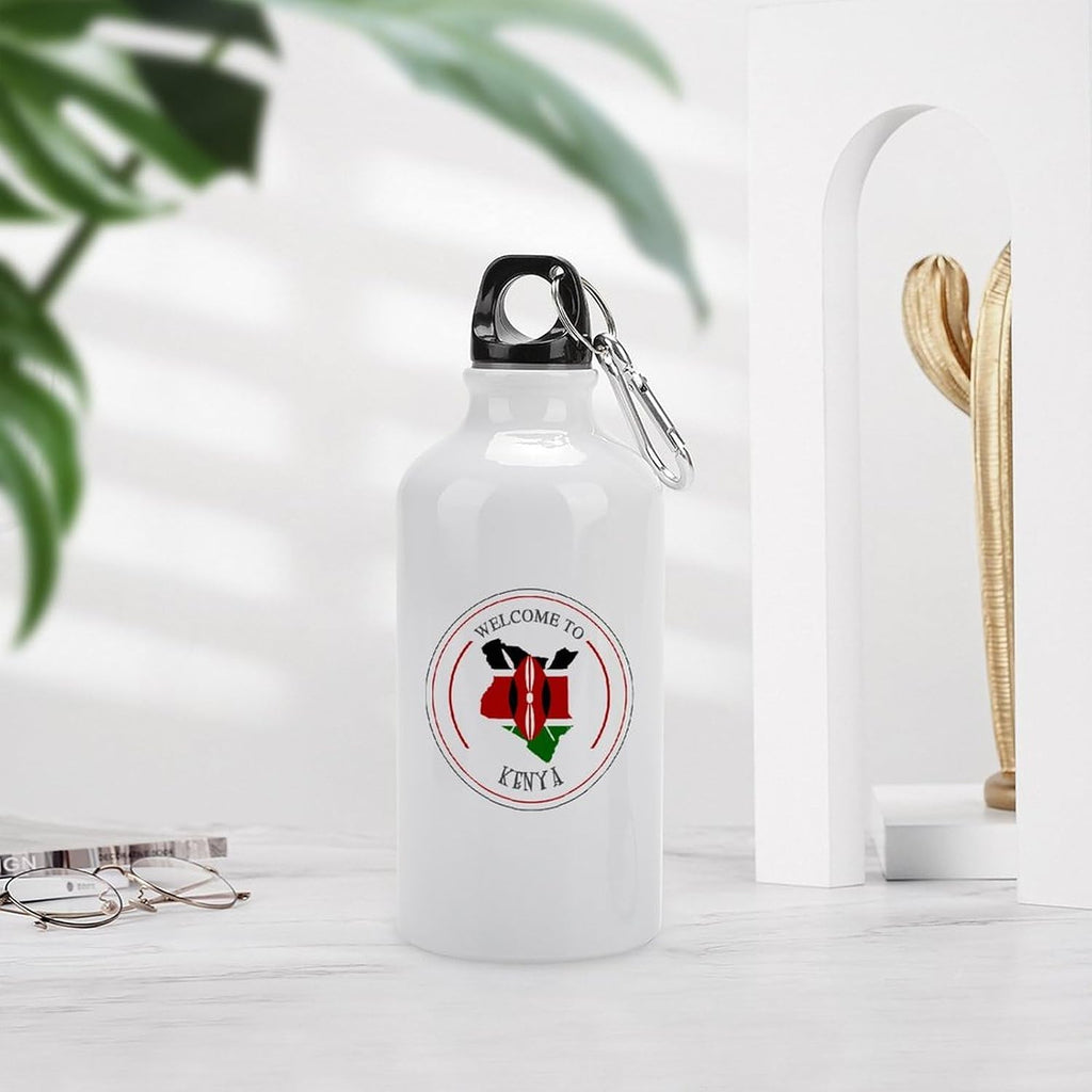 Welocme to Israel 20 oz vakuumisolerad sport vattenflaska Israels nationella flagga vattenflaska för ridning camping sport träning och utomhussport flaska