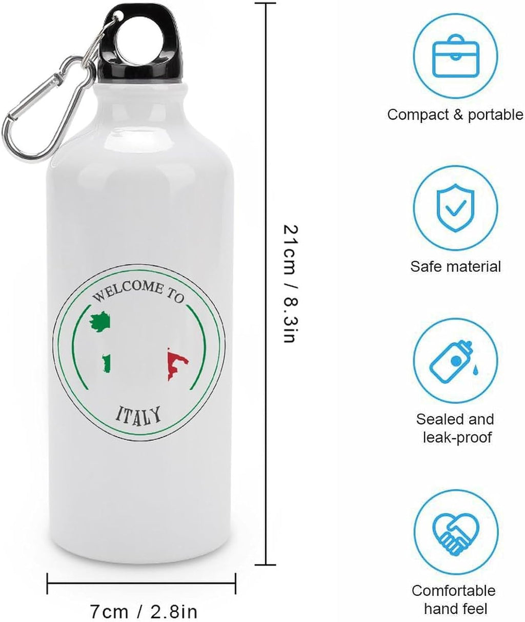 Welocme to Israel 20 oz vakuumisolerad sport vattenflaska Israels nationella flagga vattenflaska för ridning camping sport träning och utomhussport flaska
