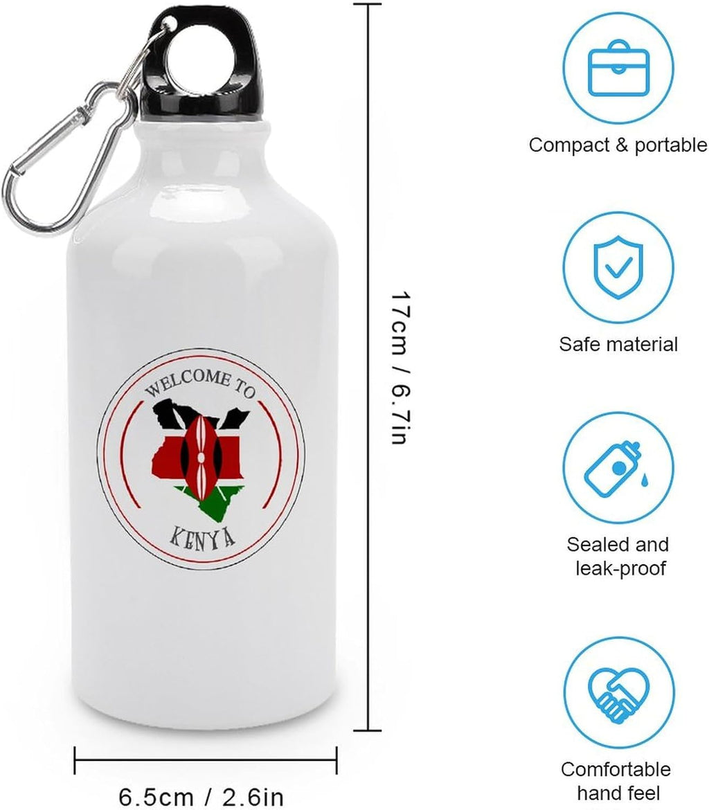 Welocme to Israel 20 oz vakuumisolerad sport vattenflaska Israels nationella flagga vattenflaska för ridning camping sport träning och utomhussport flaska