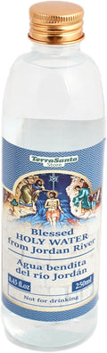 Välsignad autentisk flaska med heligt vatten 250 ml souvenir från Jerusalem heliga landet Israel certifikat gåva spirituell Tierra Sagrada kristen