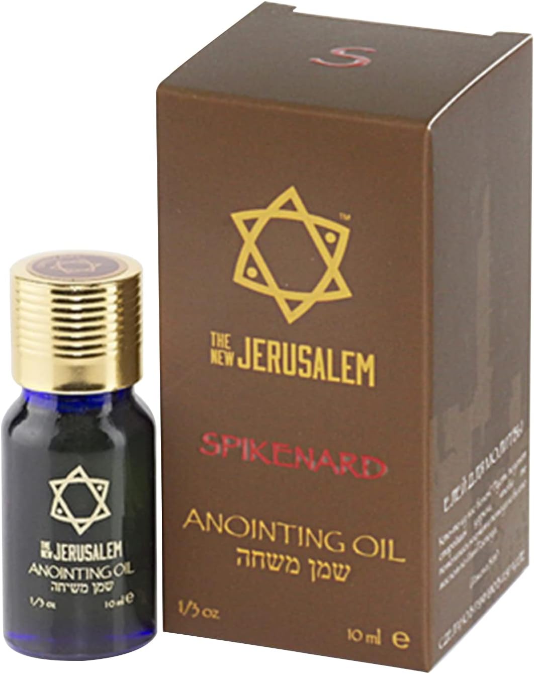 Salboljeboutique handgjord i det heliga landet Israel – 100 % naturliga ingredienser, ren jungfruolja, dofter av den heliga bibeln – andliga övningar, Spikenard – 30 ml