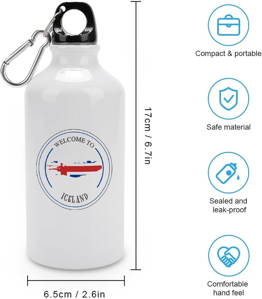Welocme to Israel 20 oz vakuumisolerad sport vattenflaska Israels nationella flagga vattenflaska för ridning camping sport träning och utomhussport flaska