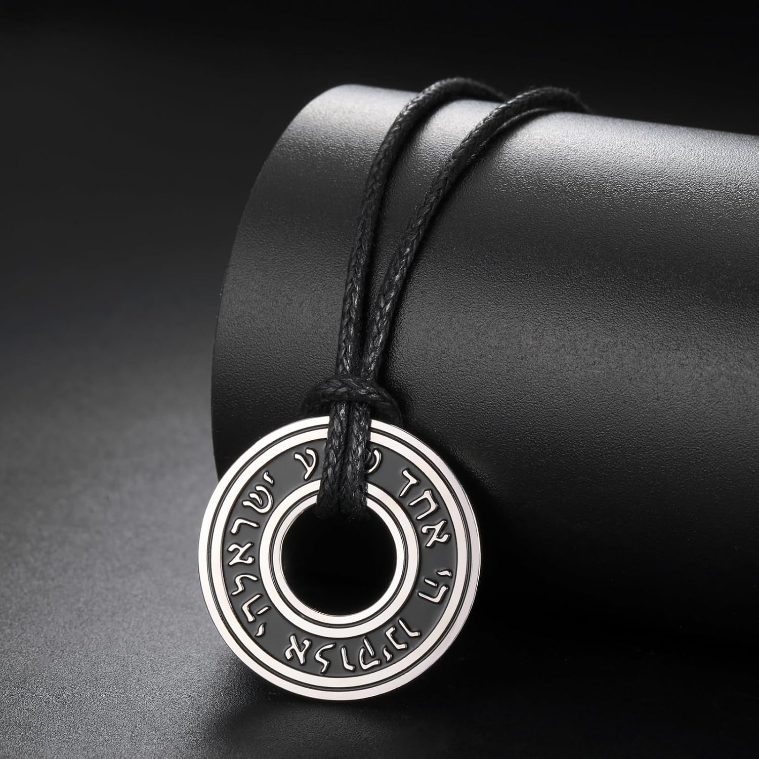 LIKGREAT Shema Yisrael halsband judisk shema hebreisk bön halsband rostfritt stål judisk tro Israel religiöst skydd smycken