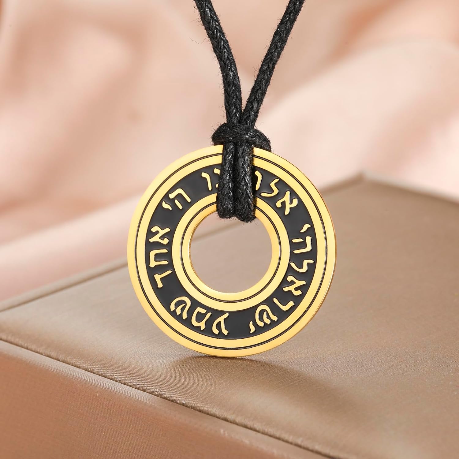 LIKGREAT Shema Yisrael halsband judisk shema hebreisk bön halsband rostfritt stål judisk tro Israel religiöst skydd smycken