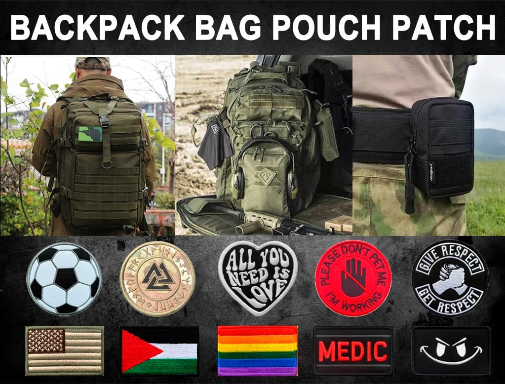 2 stycken israeliska bruna, blå flagglappar, taktisk militär israel lapp, patch med airsoft patch för ryggsäckar, taktiska kläder, väskor, märken, jacka