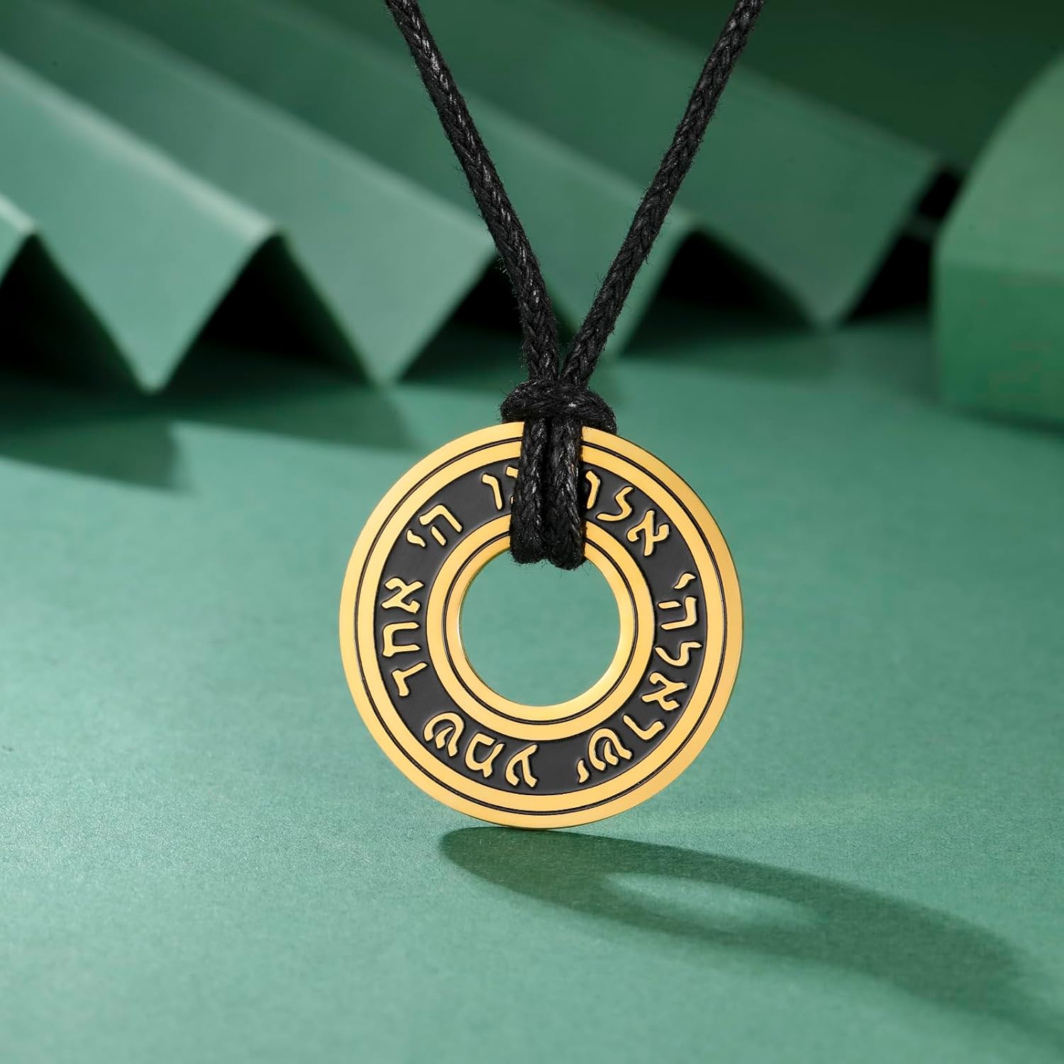 LIKGREAT Shema Yisrael halsband judisk shema hebreisk bön halsband rostfritt stål judisk tro Israel religiöst skydd smycken