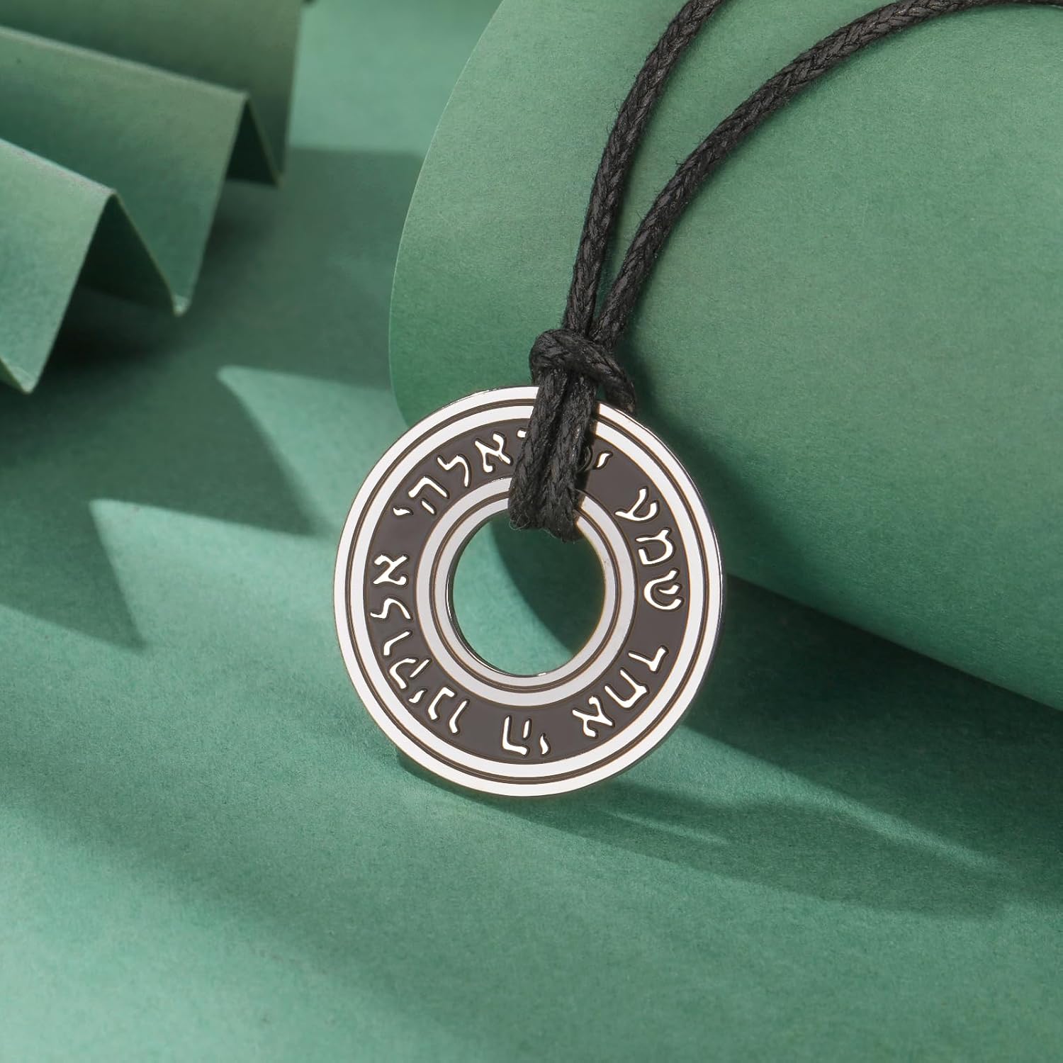 LIKGREAT Shema Yisrael halsband judisk shema hebreisk bön halsband rostfritt stål judisk tro Israel religiöst skydd smycken