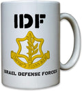 IDF israeliska försvarsstrider Israel vapen märke kopp #12697