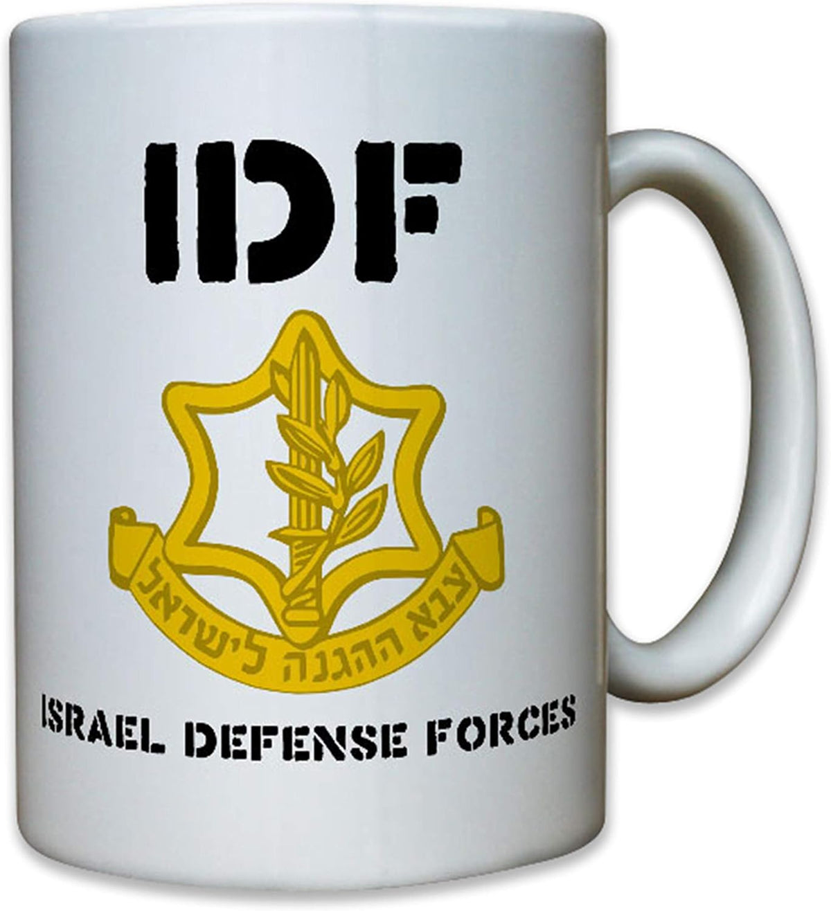 IDF israeliska försvarsstrider Israel vapen märke kopp #12697
