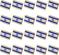 Flaggstift 20 st Israels flaggstift bulk metall israelisk brosch bricka souvenir gits för män kvinnor på kläder väskor hattar ryggsäck 2,5 x 1,2 cm, 1 x 0,2 tum., En storlek, Metall