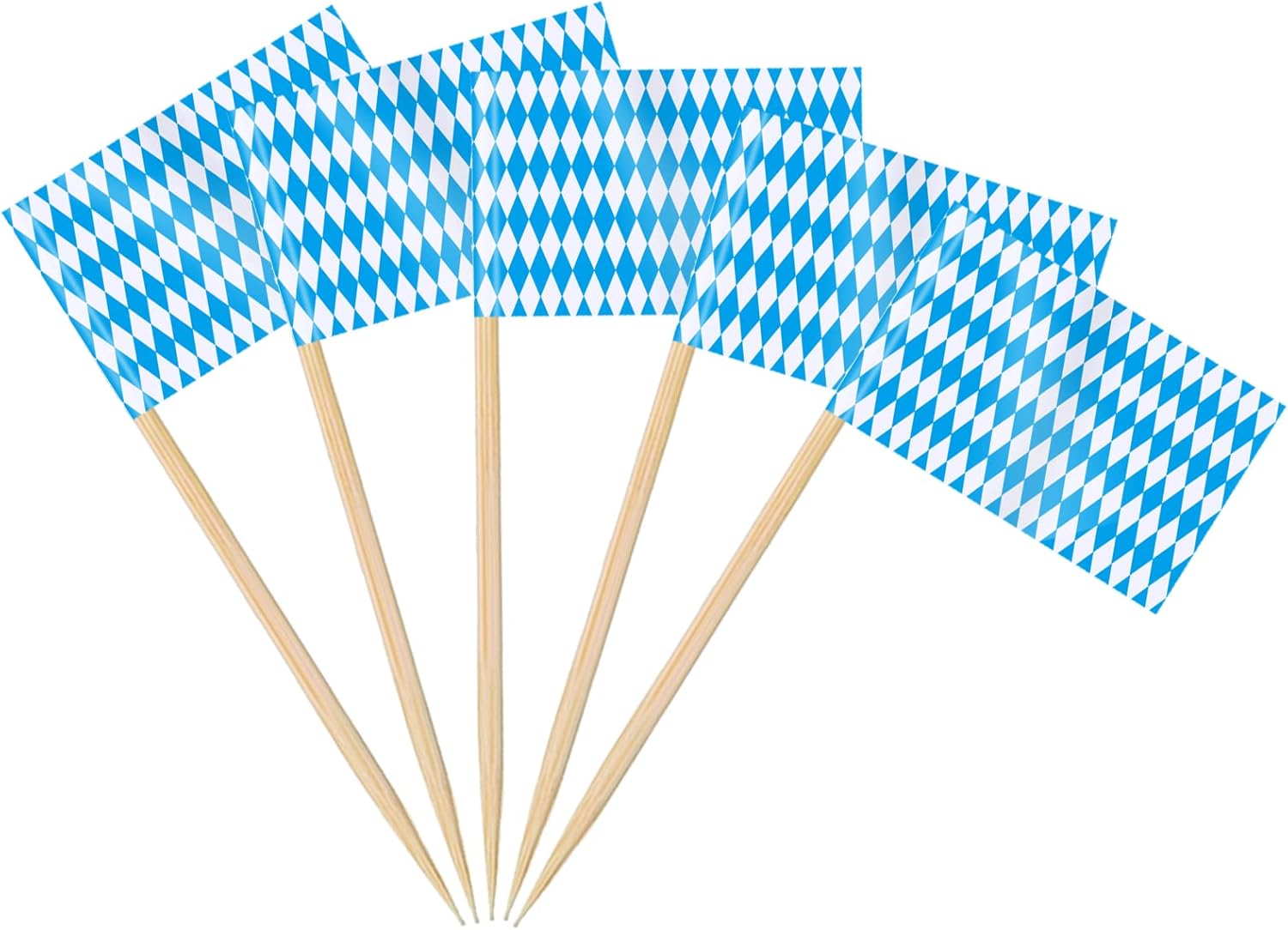 AhfuLife 100/200 st Israels tandpetarflaggor tårtdekorationer, Israels cocktailpinne flagga för smörgås mat cupcake toppers servis, världscupa, festtillbehör, pub, kungligt evenemang dekor (100 st)