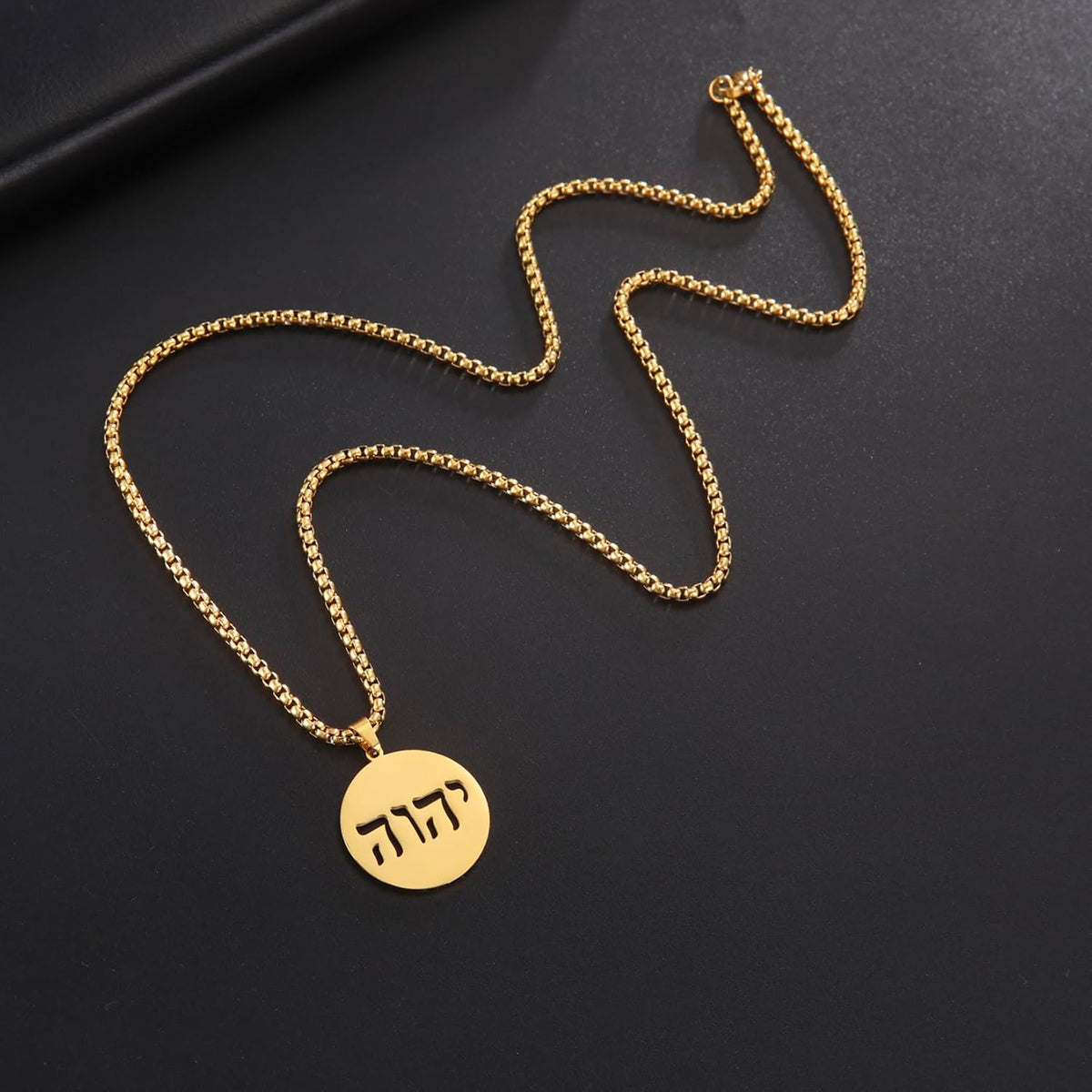 Hebreiska halsband judendom religion trohchai halsband Jehovah hängen hebreiska bibeln gud namn smycken Hanukkah Israel amuletter gåvor kristendom kvinnor män