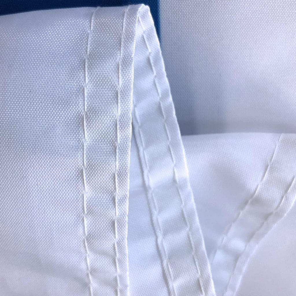 I Stand with Israels flagga 3 x 5 - Israels flagga banderoll - dubbelsydd polyester med mässingsöljetter