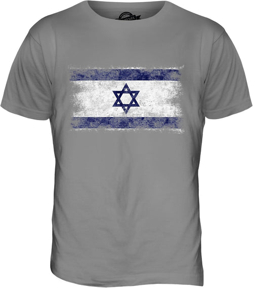 Candymix – Israel nödställd flagga – t-shirt för män topp t-shirt